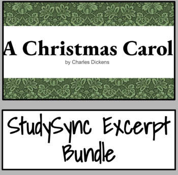 Preview of A Christmas Carol Excerpt StudySync Bundle