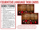 A Christmas Carol Figurative Language Task Cards by The SuperHERO Teacher