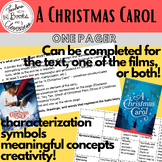 A Christmas Carol Film / Movie / Original Text One Pager