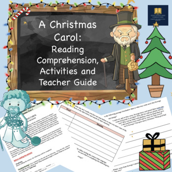 Preview of A Christmas Carol I Reading Comprehension, Activities and Teacher Guide