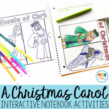 A Christmas Carol Interactive Notebook Activities by Keeping Life Creative