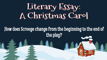Preview of A Christmas Carol Literary Essay