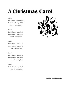 Preview of A Christmas Carol Literature Circle with Common Core Standards