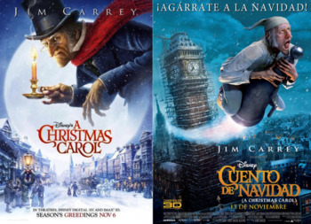 Preview of A Christmas Carol | Los fantasmas de Scrooge | Movie Bundle in ENGLISH & SPANISH
