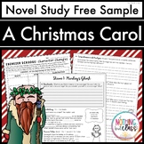 A Christmas Carol Novel Study FREE Sample | Worksheets and