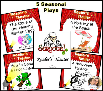 Preview of Last Week of School Reading Activities Short Play Readers Theater Scripts Fables