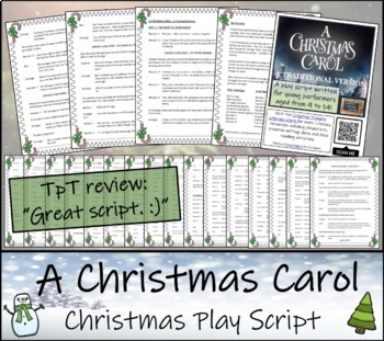 christmas carol play scripts
