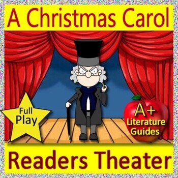Preview of A Christmas Carol Play Reader's Theater Drama Script - 33 Roles for all Staves