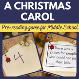 A Christmas Carol Prereading Activity for Middle School | 