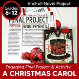 A Christmas Carol Project & Activity | Final Assessment
