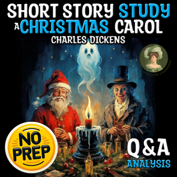 Preview of A Christmas Carol Q&A Analysis of Dickens Sub Plan CCSS