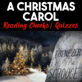 A Christmas Carol Quizzes by Stave — Reading Checks for Ev