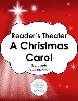 Preview of A Christmas Carol Readers Theater, Discussion Questions and Test (3rd grade RL)