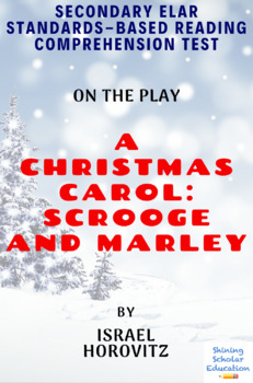 Preview of A Christmas Carol: Scrooge and Marley Play by Israel Horovitz Reading Test