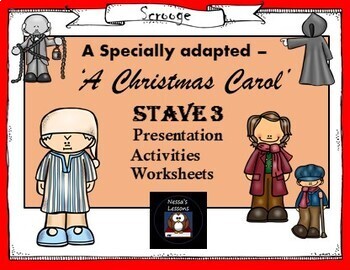 Preview of A Christmas Carol (Adapted) Stave 3 PDF