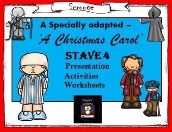Preview of A Christmas Carol (Adapted) Stave 4  PDF