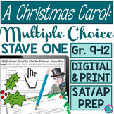 A Christmas Carol Stave One AP English Multiple Choice Que