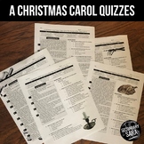 A Christmas Carol: Stave Quizzes with Text-Dependent Questions