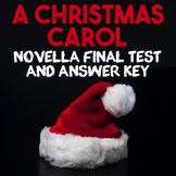 A Christmas Carol Test — A Christmas Carol Final Assessmen