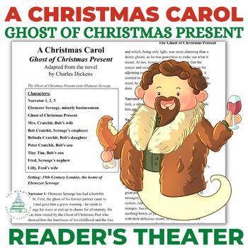 Preview of A Christmas Carol  | The Ghost of Christmas Present | Readers Theater & Question