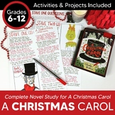 A Christmas Carol Unit: Complete Novel Study (EDITABLE)