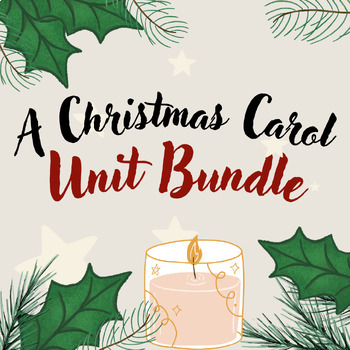 Preview of A Christmas Carol Unit of Study Lesson & Activity Bundle