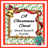 A Christmas Carol Vocabulary Word Search Puzzle Print and 