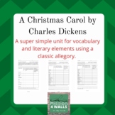 A Christmas Carol Vocabulary and Literary Unit