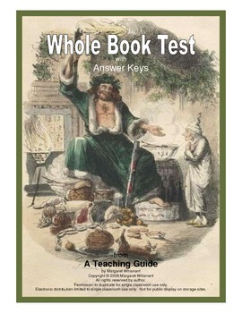 Preview of A Christmas Carol Whole Book Test