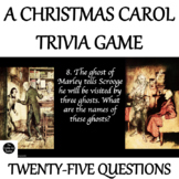 A Christmas Carol by Charles Dickens TRIVIA GAME