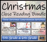 A Christmas Close Reading Comprehension Bundle | 5th Grade