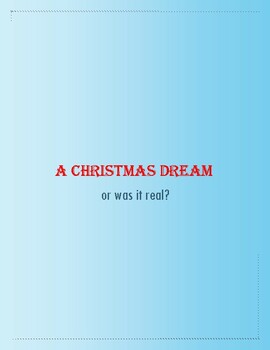 Preview of A Christmas Dream, Musical, Play, Christmas Music, Christmas Play