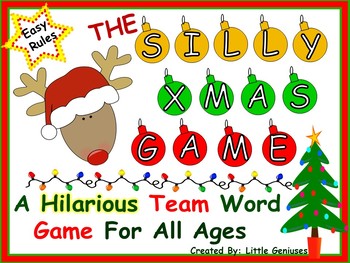 Preview of Christmas Literacy "Hands-On" Team Game For All Ages