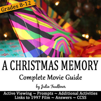 Preview of A Christmas Memory by Truman Capote Movie Viewing Unit, Lesson Plan
