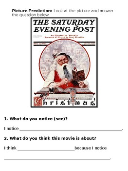 Preview of A Christmas Story Movie Guide Middle & High School No Prep Emergency Sub Packet