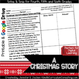 A Christmas Story Math Activity Solve and Snip® and Solve 