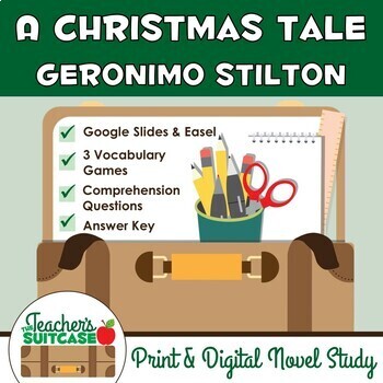 Preview of A Christmas Tale - Geronimo Stilton {Novel Study} PRINT & DIGITAL