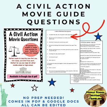 Preview of A Civil Action Movie Guide Questions