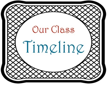Preview of A Class Timeline