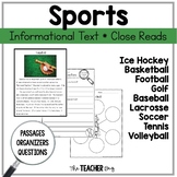 Sports Informational Text Close Reading