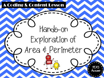 Preview of A Coding and Content Math Lab: Area and Perimeter