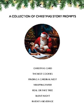 Preview of A Collection of Christmas Story Prompts