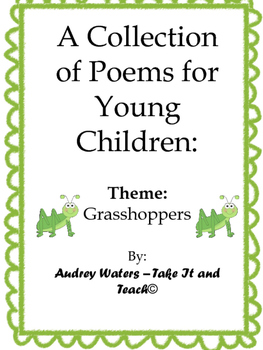 Preview of A Collection of Poems for Children Grasshoppers Theme