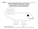 "A Color of His Own" by Leo Lionni- Chameleon Painting Activity