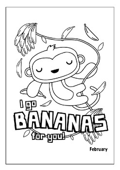 bunch of banana coloring pages