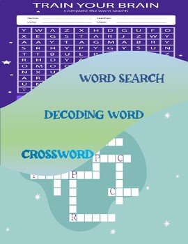 Preview of A Columbus Day Celebration with Crossword, Word Search, Decoding Games.