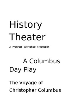 Preview of A Columbus Day Play - The Voyage of Christopher Columbus