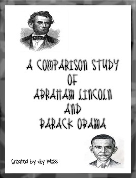 Preview of A Comparative Look at Barack Obama and Abraham Lincoln