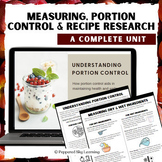 A Complete Cooking Unit Teaching Measuring, Portion Contro