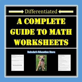 Preview of A Complete Guide to Math Worksheets for 5th and 6th Grade